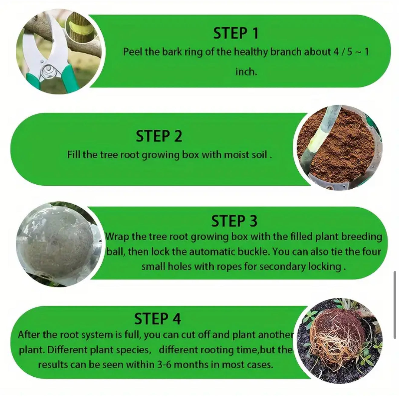 Reusable Plant Grafting Ball for Plant Propagation & Plant Cloning