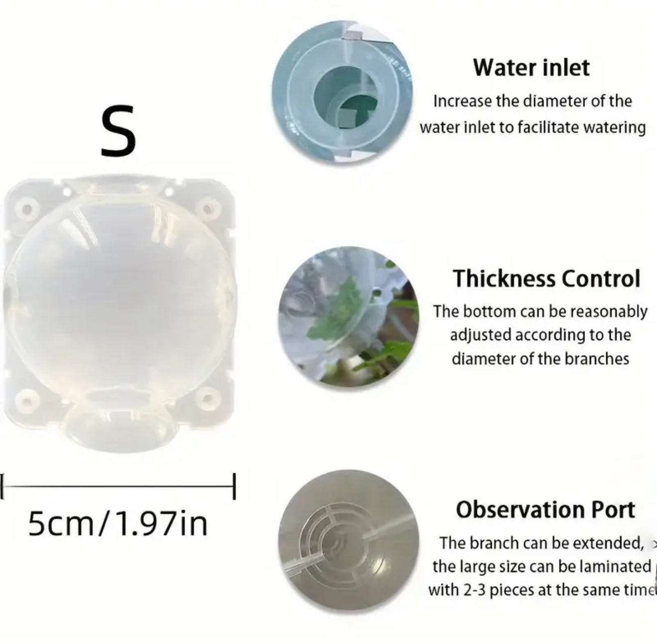 Reusable Plant Grafting Ball for Plant Propagation & Plant Cloning